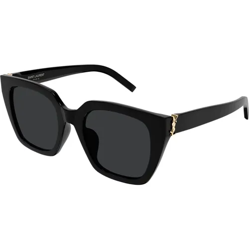 Sonnenbrille SL M143 Schwarz , Damen, Größe: 51 MM - Saint Laurent - Modalova