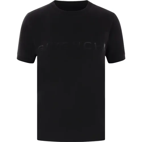 Logo-Print Baumwoll-T-Shirt , Damen, Größe: L - Givenchy - Modalova