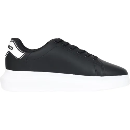 Schwarze Sneakers mit Logo-Absatz - Just Cavalli - Modalova