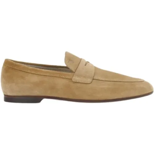 Suede Loafers , male, Sizes: 10 UK - TOD'S - Modalova