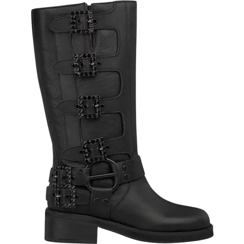 Studded Biker Boot ALMA EN PENA - Alma en Pena - Modalova