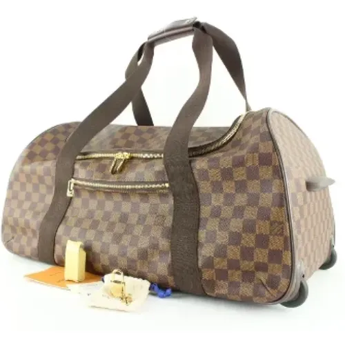 Pre-owned Weekend Bags, unisex, , Size: ONE SIZE Fabric Pre-owned Bags, Made in France - Louis Vuitton Vintage - Modalova