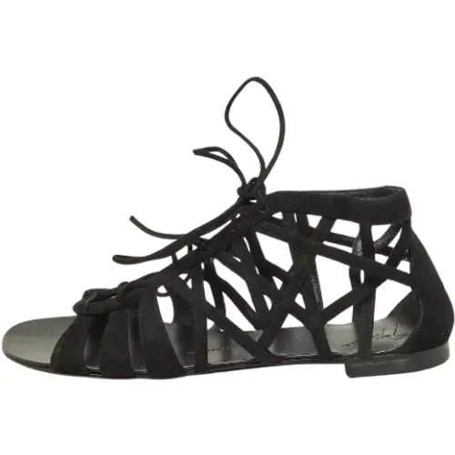 Pre-owned Wildleder sandals , Damen, Größe: 38 EU - Giuseppe Zanotti Pre-owned - Modalova