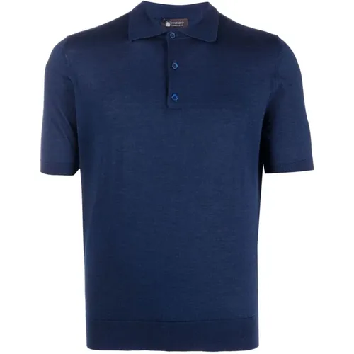 Luxury Cashmere Silk Polo Shirt , male, Sizes: 3XL, XL, L, 2XL - Colombo - Modalova