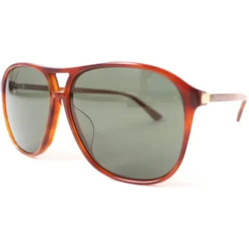 Pre-owned Accessories, female, , Size: ONE SIZE Pre-owned Plastic sunglasses - Gucci Vintage - Modalova