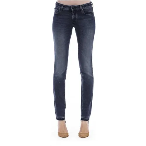 Slim Fit Jeans mit Logo-Details , Damen, Größe: W26 - Jacob Cohën - Modalova