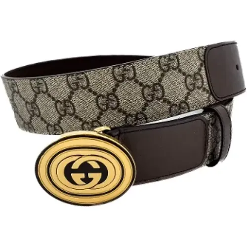 Pre-owned Canvas belts , female, Sizes: ONE SIZE - Gucci Vintage - Modalova