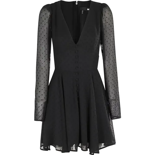 Chic Mini Dress with Long Sleeves , female, Sizes: L, M, XS, S - Rotate Birger Christensen - Modalova