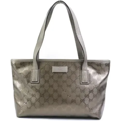 Pre-owned Tote Bags, female, , Size: ONE SIZE Pre-owned Plastic shoulder-bags - Gucci Vintage - Modalova