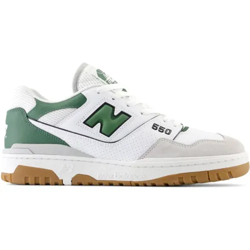 Sneakers, male, , Size: 11 US 550 White Green Basketball Sneaker - New Balance - Modalova