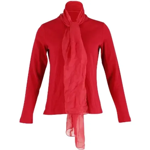 Pre-owned Cotton outerwear , female, Sizes: L - Carolina Herrera Pre-owned - Modalova