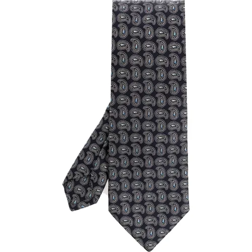 Ties, male, , Size: ONE SIZE Patterned silk tie - ETRO - Modalova