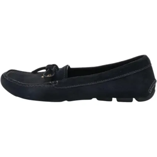 Pre-owned Suede flats , female, Sizes: 2 1/2 UK - Prada Vintage - Modalova