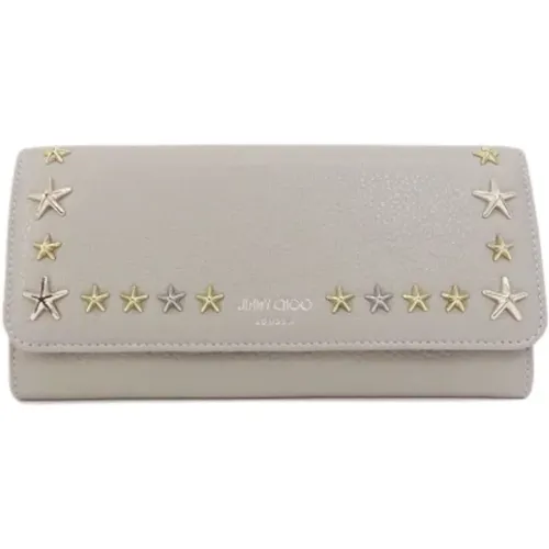 Pre-owned Leather wallets , female, Sizes: ONE SIZE - Jimmy Choo Pre-owned - Modalova