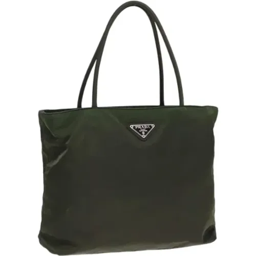 Pre-owned Tote Bags, female, , Size: ONE SIZE Pre-owned Nylon handbags - Prada Vintage - Modalova