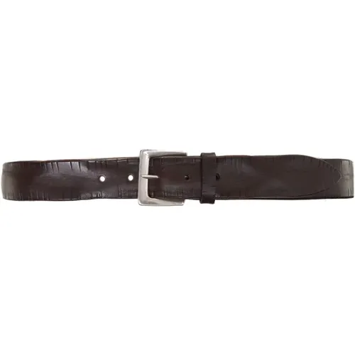 Belts, male, , Size: 100 CM Leather Belt Aw24 - Orciani - Modalova