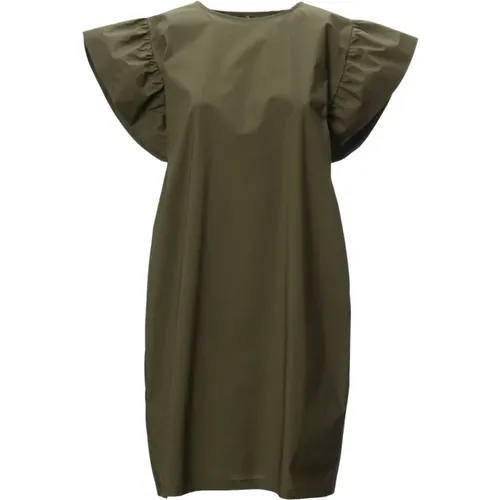 Cotton Puff Sleeve Dress , female, Sizes: S, M, XS, L - Manila Grace - Modalova