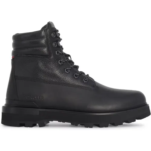 Peka Hiking Boots - Water-Repellent Leather, Vibram Rubber Tread , male, Sizes: 7 UK, 10 UK, 8 UK - Moncler - Modalova