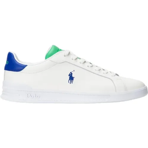 Weiß Grün Blau Sneaker HRT CRT , Herren, Größe: 40 EU - Polo Ralph Lauren - Modalova