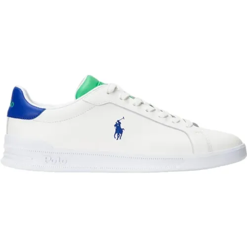 Sneakers, male, , Size: 11 US Green Blue Sneaker HRT CRT - Polo Ralph Lauren - Modalova