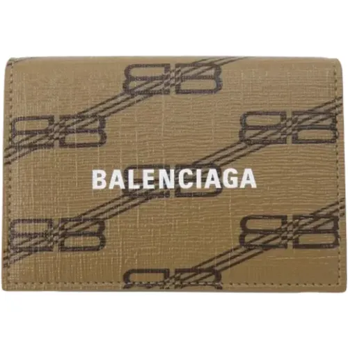 Pre-owned Leather wallets , female, Sizes: ONE SIZE - Balenciaga Vintage - Modalova