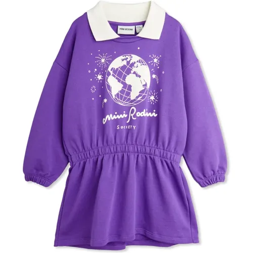 Sweatshirtkleid mit Kragen - Mini Rodini - Modalova