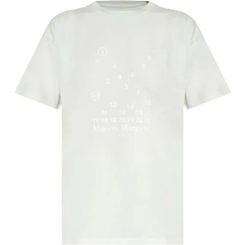 Logo Print Cotton T-shirt , female, Sizes: XS, XL, M, L, S - Maison Margiela - Modalova