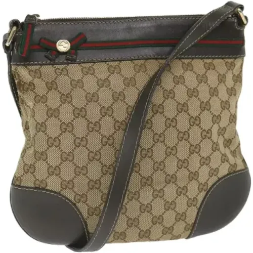 Pre-owned Canvas gucci-bags , female, Sizes: ONE SIZE - Gucci Vintage - Modalova