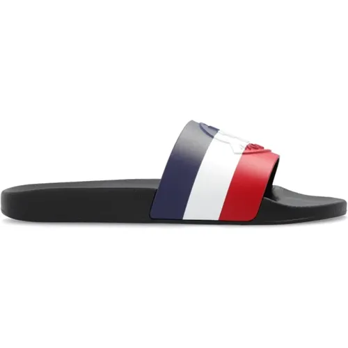 Sliders, male, , Size: 7 US Basile rubber slides - Moncler - Modalova