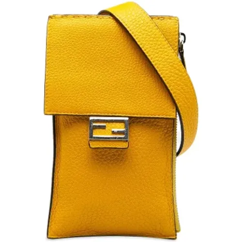 Pre-owned Cross Body Bags, female, , Size: ONE SIZE Pre-owned Leather fendi-bags - Fendi Vintage - Modalova