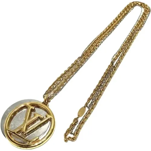 Pre-owned Jewellery, female, , Size: ONE SIZE Pre-owned Metal necklaces - Louis Vuitton Vintage - Modalova