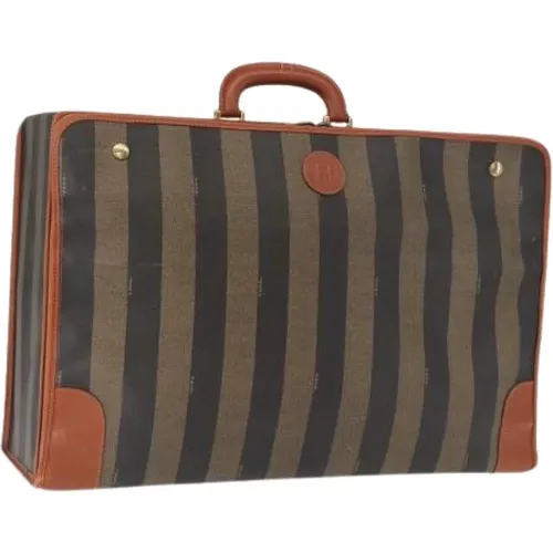 Pre-owned Weekend Bags, female, , Size: ONE SIZE Pre-owned Plastic Travel Bag - Fendi Vintage - Modalova