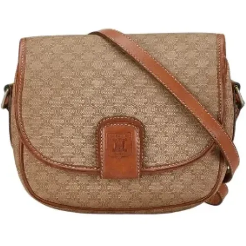 Pre-owned Cross Body Bags, female, , Size: ONE SIZE Pre-owned Canvas shoulder-bags - Celine Vintage - Modalova