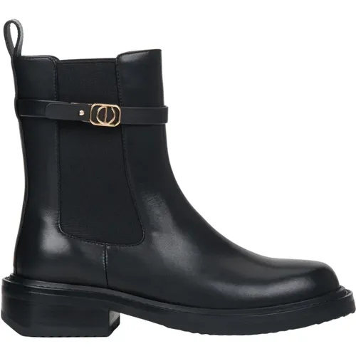 Chelsea Boots, female, , Size: 7 US Chelsea Boots with Decorative Strap - Estro - Modalova
