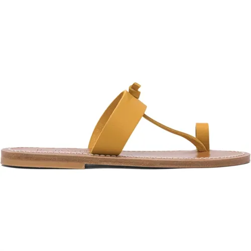 Flip Flops, female, , Size: 6 US Leather Sandals for Women - K.jacques - Modalova
