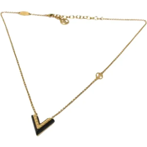 Pre-owned Jewellery, female, , Size: ONE SIZE Pre-owned Fabric necklaces - Louis Vuitton Vintage - Modalova