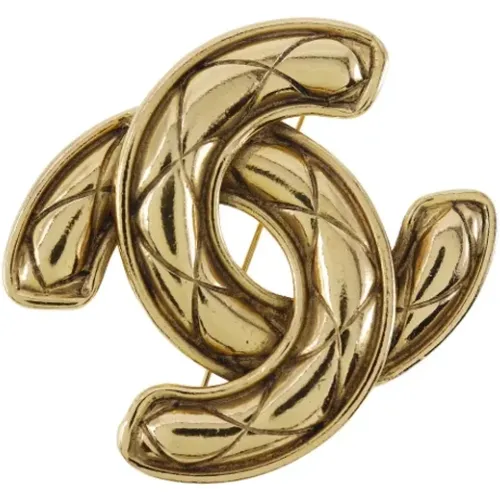 Pre-owned Jewellery, female, , Size: ONE SIZE Pre-owned Metal brooches - Chanel Vintage - Modalova