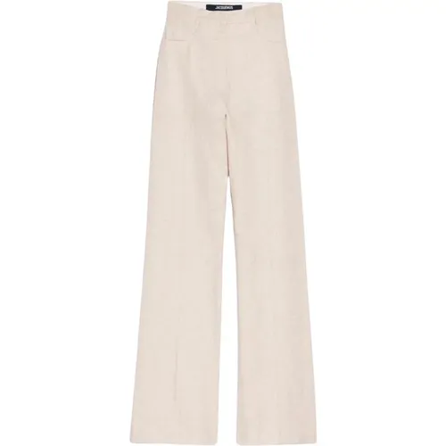 Wide Leg Linen Pants - Jacquemus - Modalova