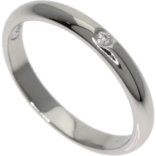 Pre-owned Jewellery, female, , Size: ONE SIZE Pre-owned Platinum rings - Cartier Vintage - Modalova