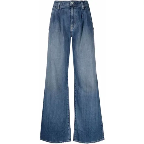Klassische Blaue Wide Leg Jeans , Damen, Größe: W30 - Nili Lotan - Modalova