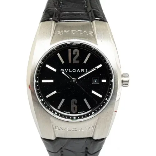 Pre-owned Watches, female, , Size: ONE SIZE Pre-owned Leather watches - Bvlgari Vintage - Modalova