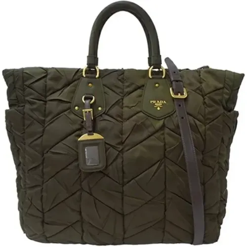 Pre-owned Tote Bags, female, , Size: ONE SIZE Pre-owned Nylon prada-bags - Prada Vintage - Modalova