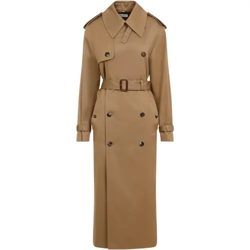 Neutrale Trenchcoat Aw24 - Saint Laurent - Modalova