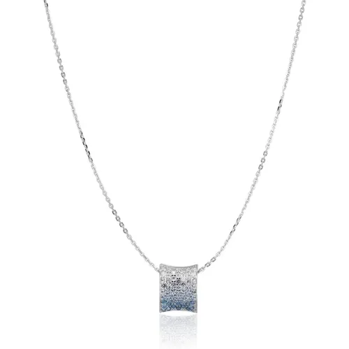 Halskette Feline Concavo - mit blauen und weißen Zirkonia im Farbverlauf , Damen, Größe: ONE Size - Sif Jakobs Jewellery - Modalova