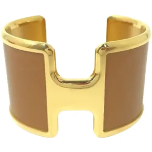 Pre-owned Jewellery, female, , Size: ONE SIZE Pre-owned Leather bracelets - Hermès Vintage - Modalova