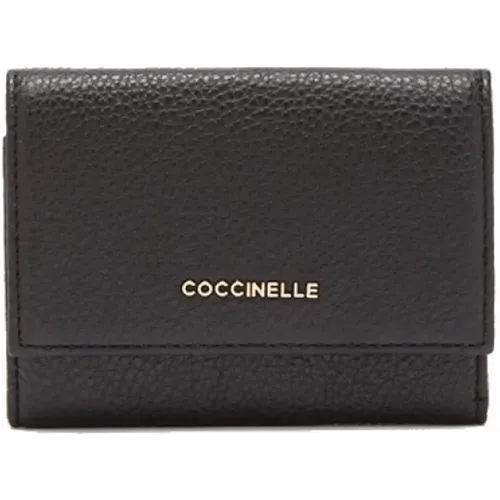 Wallet with Clip and Zipper , female, Sizes: ONE SIZE - Coccinelle - Modalova