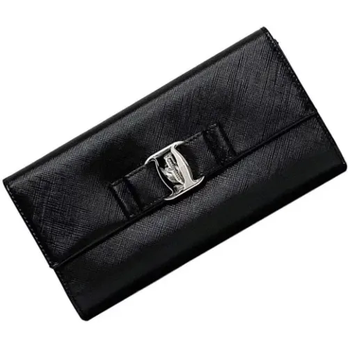 Pre-owned Wallets, female, , Size: ONE SIZE Pre-owned Leather wallets - Salvatore Ferragamo Pre-owned - Modalova