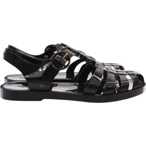 Pre-owned Sandals, female, , Size: 7 1/2 US Pre-owned Rubber sandals - Gucci Vintage - Modalova