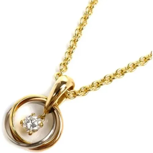 Pre-owned Jewellery, female, , Size: ONE SIZE Pre-owned Metal necklaces - Cartier Vintage - Modalova