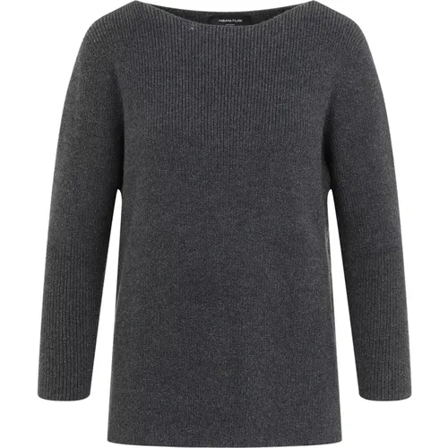 Grey Sweater for Women Aw24 , female, Sizes: 2XS, M, L, S, XS - Fabiana Filippi - Modalova